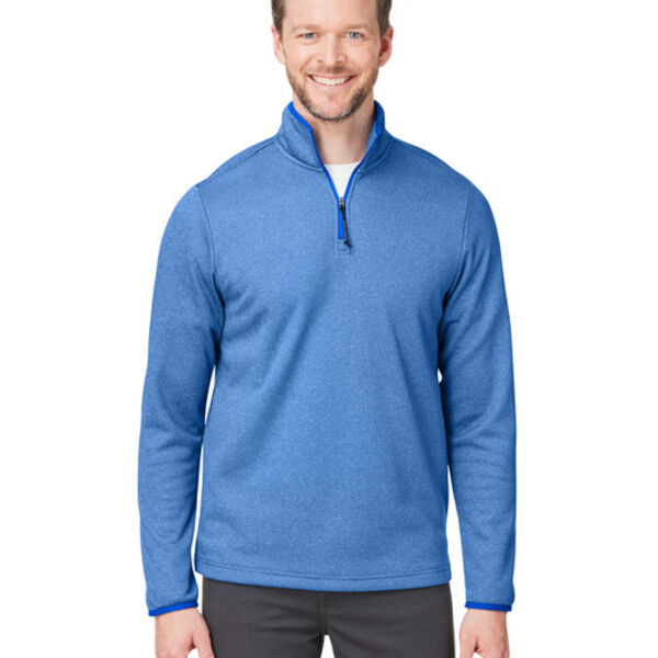 Men's Venture Heathered Stripe Quarter-Zip Thumbnail