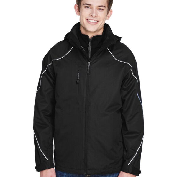 Men's Angle 3-In-1 Jacket with Bonded Fleece Liner Thumbnail