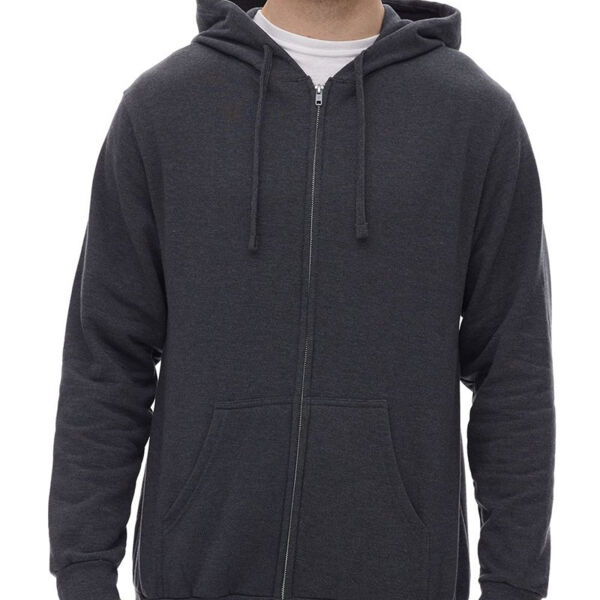 Unisex Zipper Fleece Hoodie Thumbnail