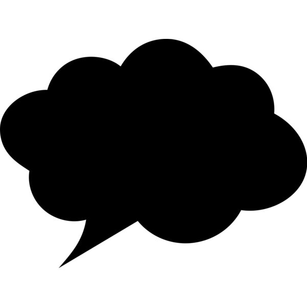 Cloud speech bubble Thumbnail