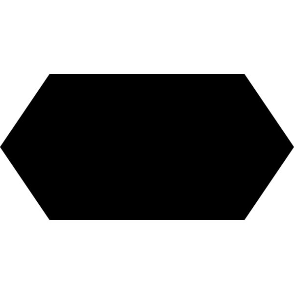 Horizontal Hexagon Label Thumbnail