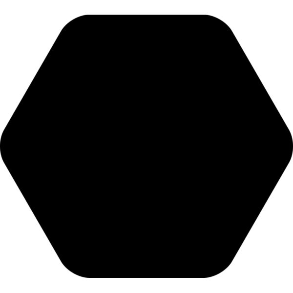 Rounded Hexagon Badge Thumbnail