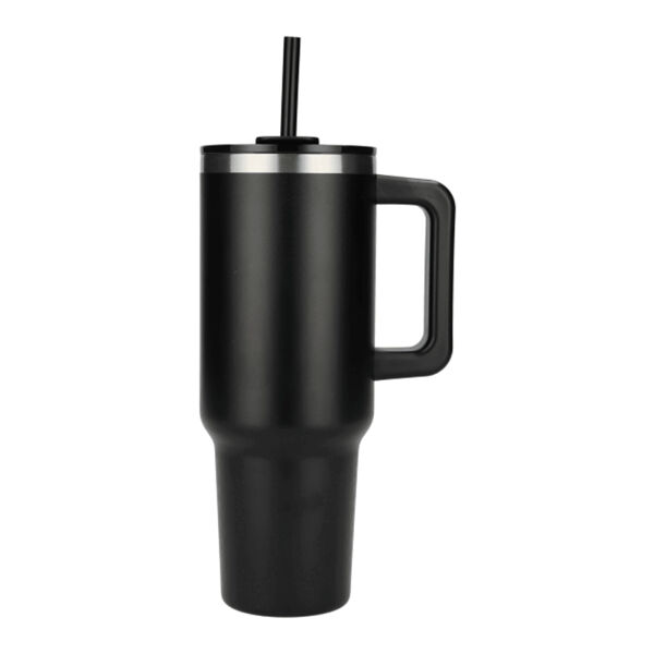 Pinnacle 40 oz Vacuum Insulated Eco-Friendly Travel Tumbler With Straw Thumbnail